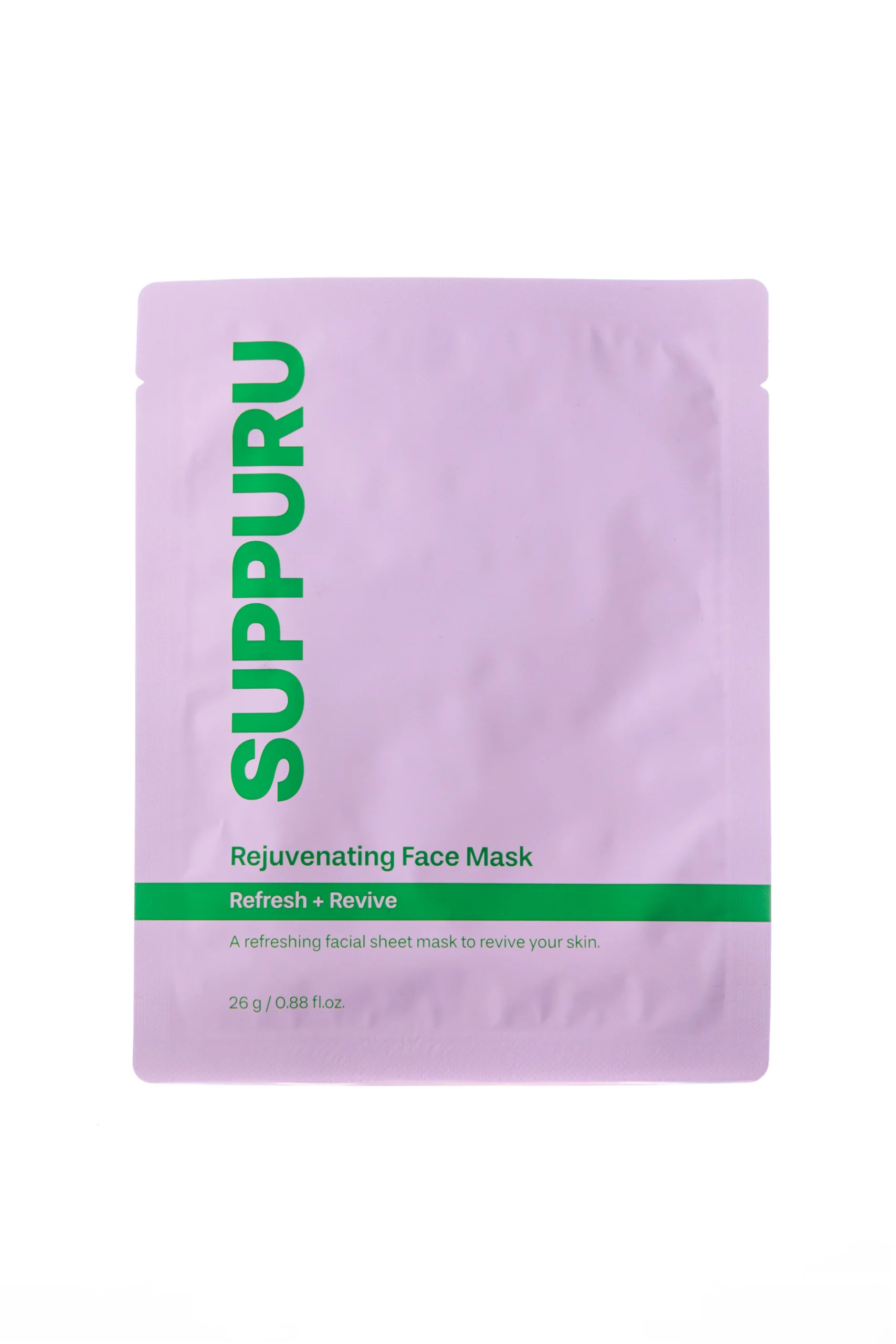 Masque Facial Rajeunissant – Refresh & Revitalize (Rejuvenating Face Mask) | Suppuru (Koru Pharma)