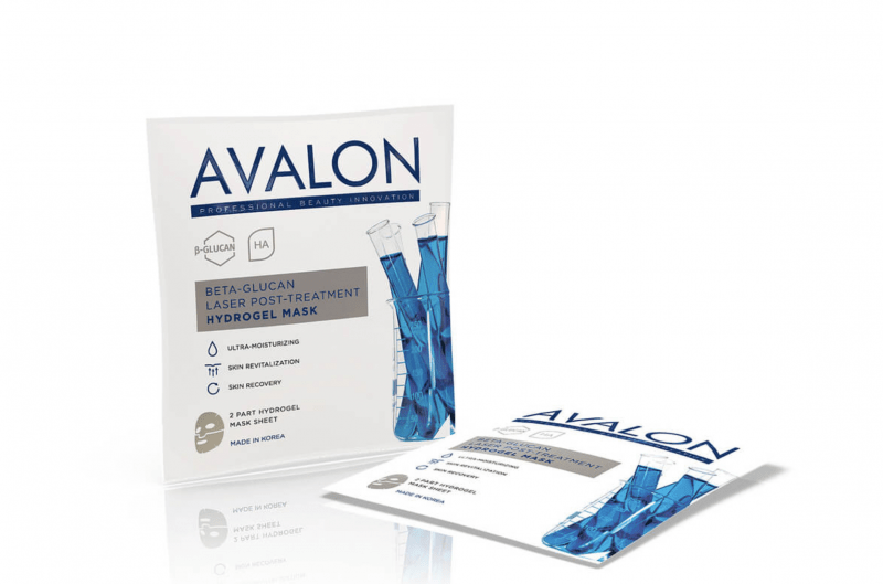 Avalon™ Beta-Glucan Hydrogel Mask – Masque post-laser apaisant & réparateur | Koru Pharma