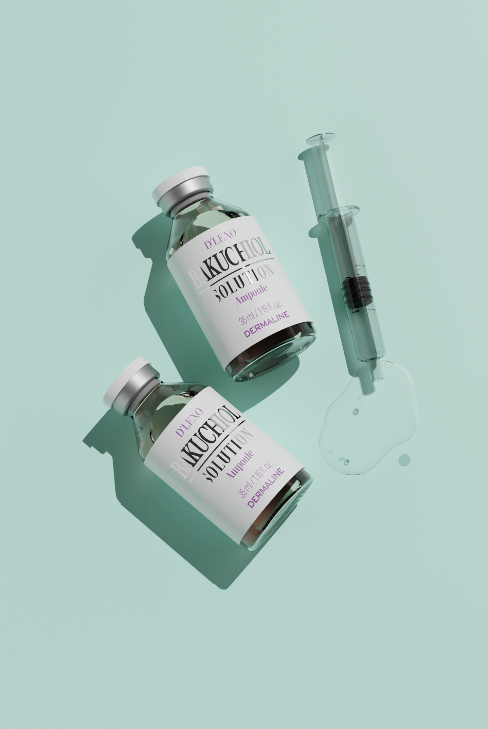Bakuchiol Complex Ampoule – Fermeté & rides, peau sensible | Dermaline