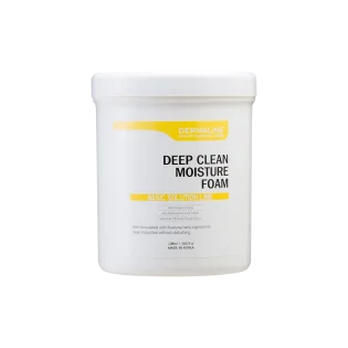 Deep Clean Moisture Foam 1000 ml – Mousse nettoyante hydratante format cabine, nettoyage des pores | Dermaline